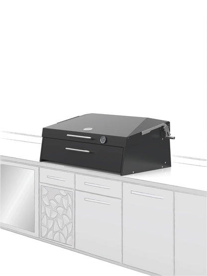 Flamery Large Asado Argentinian BBQ with Full Grill + Firebox