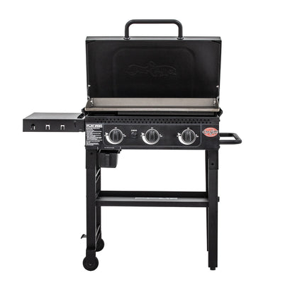 Char-Griller 3 Burner Flat Iron Gas Griddle Plancha BBQ