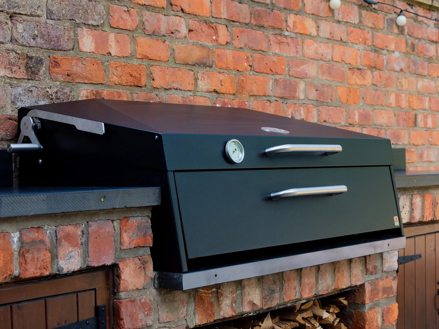 Flamery Large Asado BBQ with Split Grill and Firebox