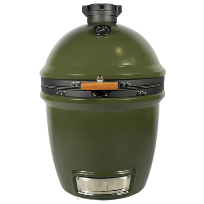 Kama Gear V2 Ceramic Kamado BBQ in Olive Green