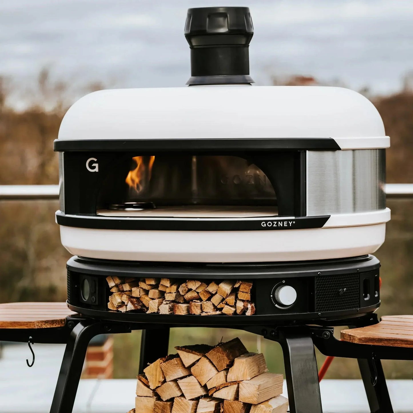 Gozney Dome Multi-Fuel Outdoor Pizza Oven in Bone Colour